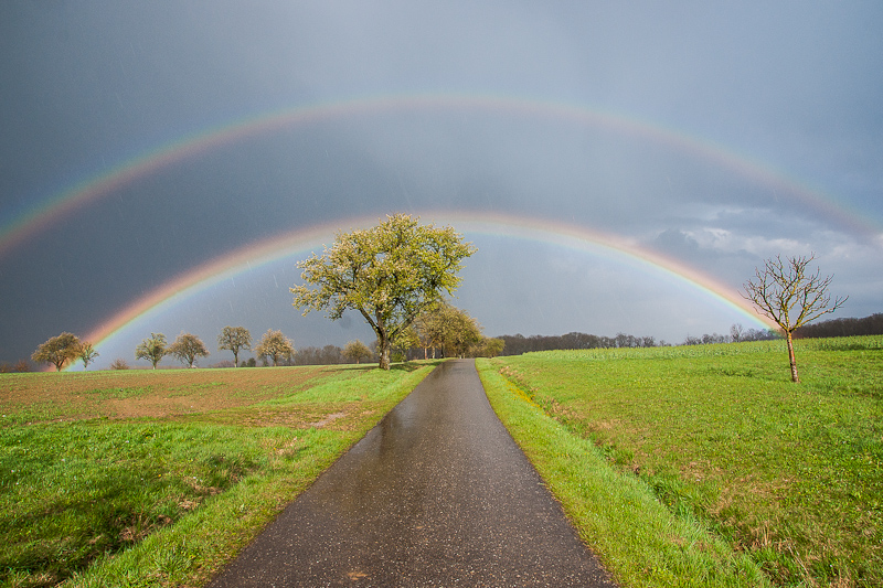 Aprilwetter im Hohenloher Land