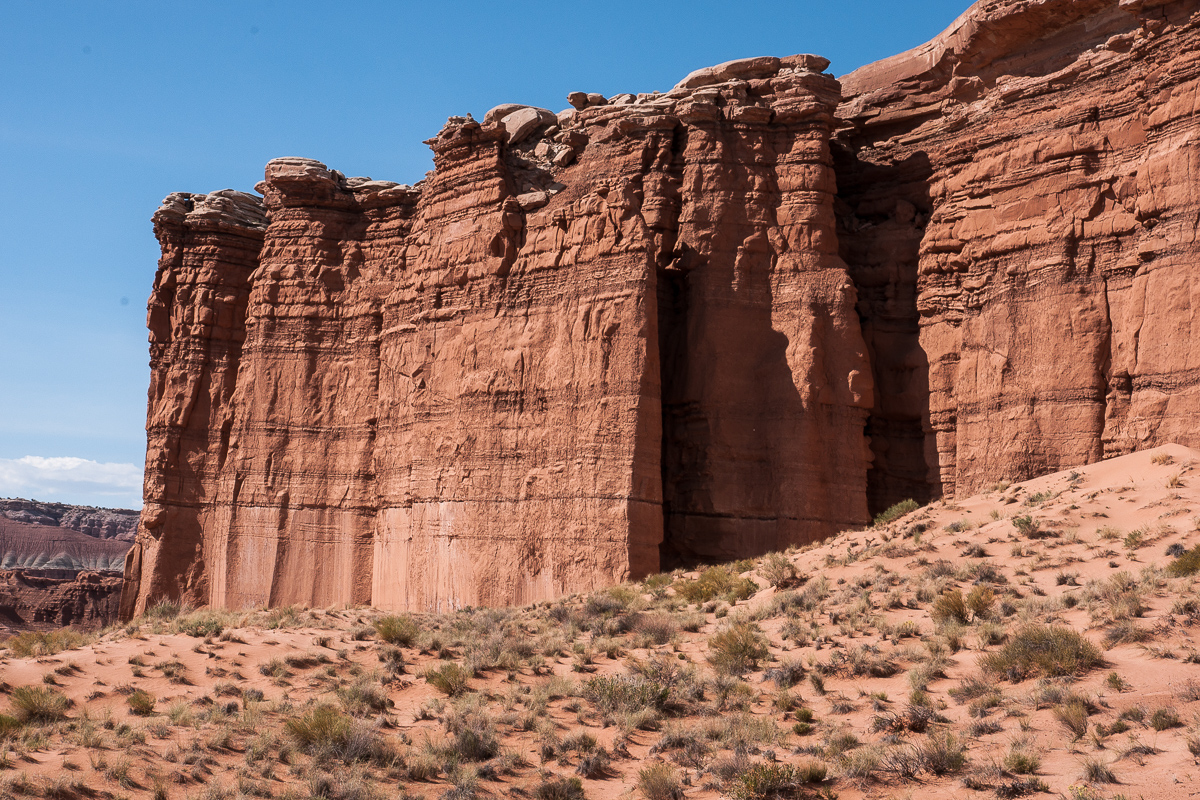 Entrada Cliffs der Red Desert