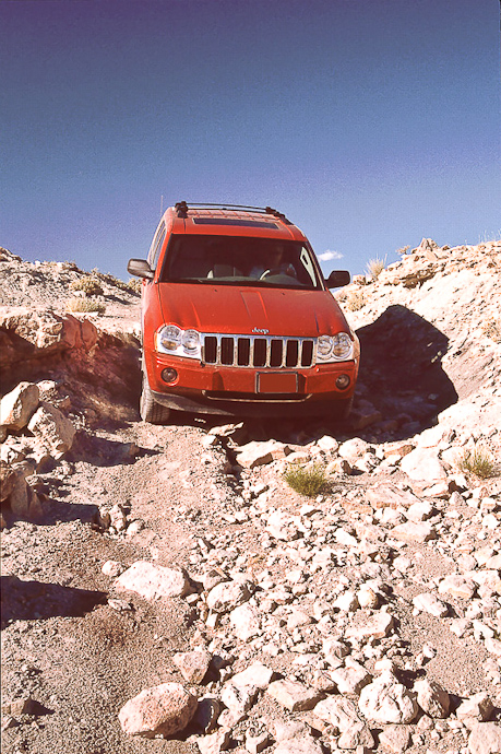 Crystal Geyser Trail, Jeep Grand Cherokee