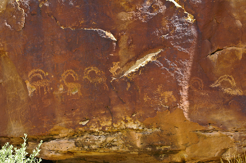 Tusher Canyon Pictograph