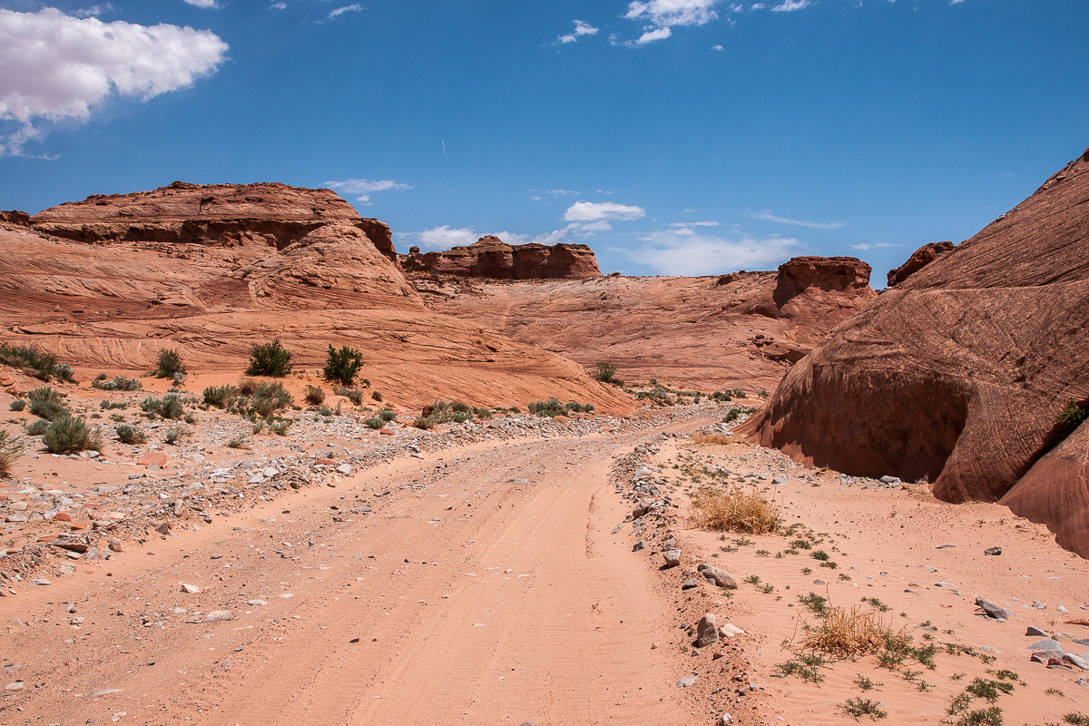 Navajo Sandstone im Poison Spring Canyon