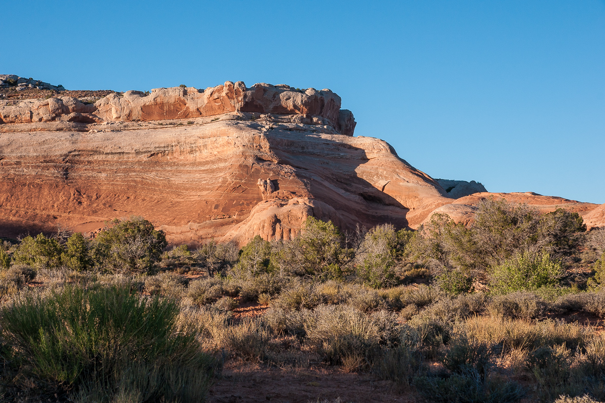 Cliffs zwischen Squaw Window und dem eingestürzten Arrowhead Arch