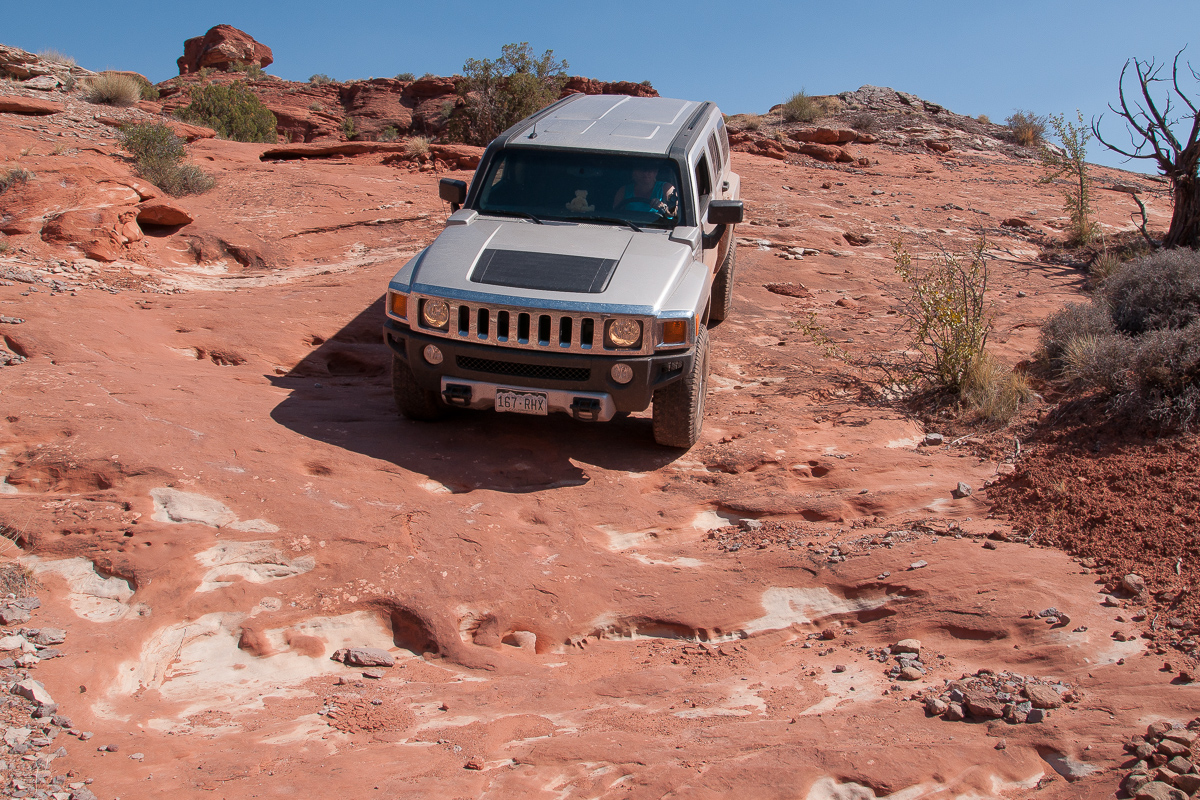 Indian Creek Canyon, Hummer H3