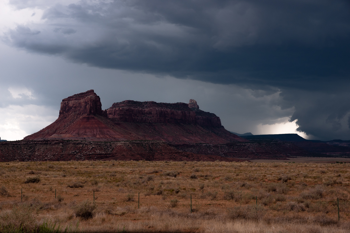 Gewitter über Davis Canyon