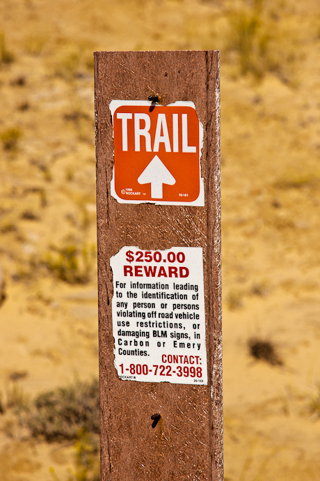 BLM Trail Marker