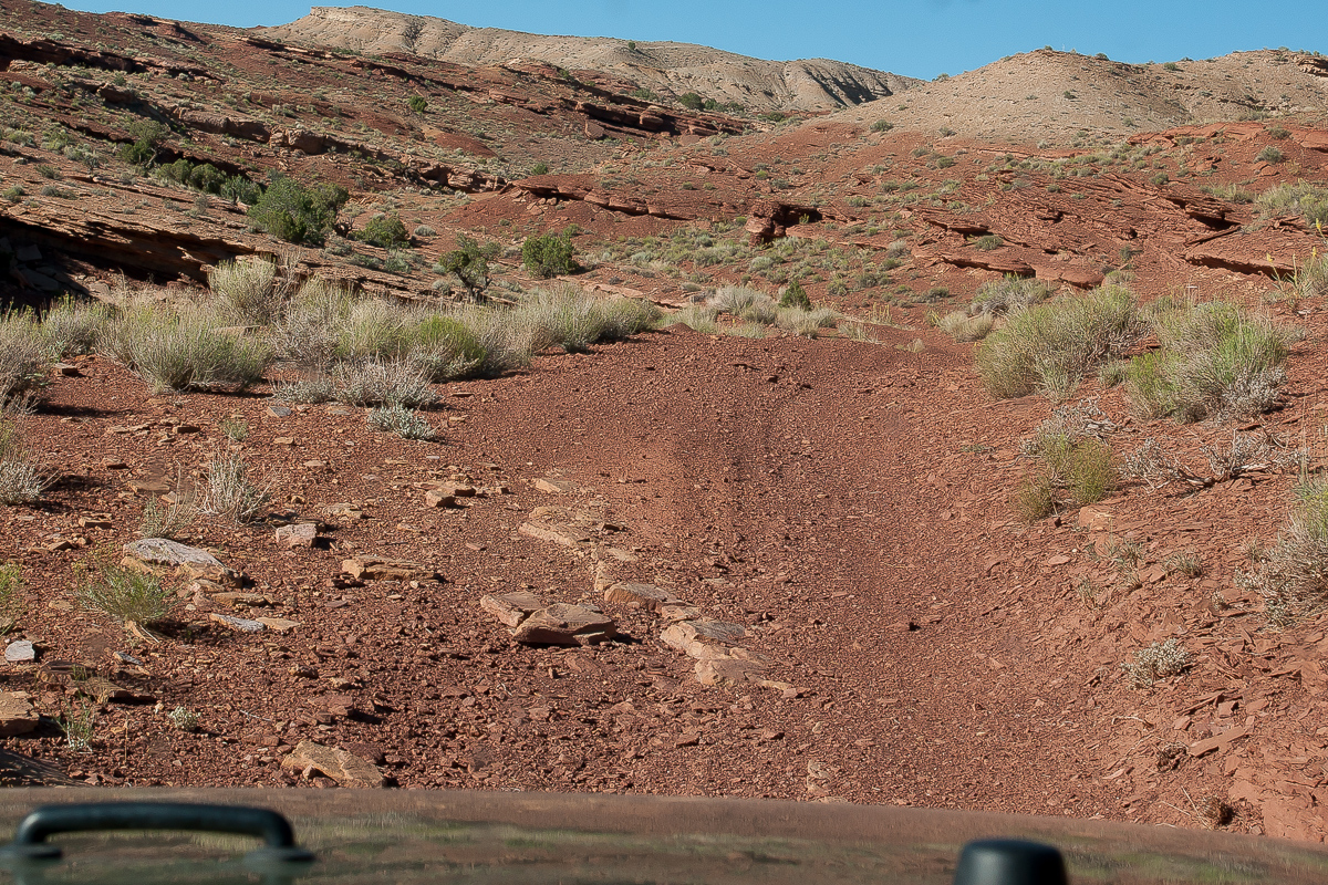 Mining Road im North Temple Wash