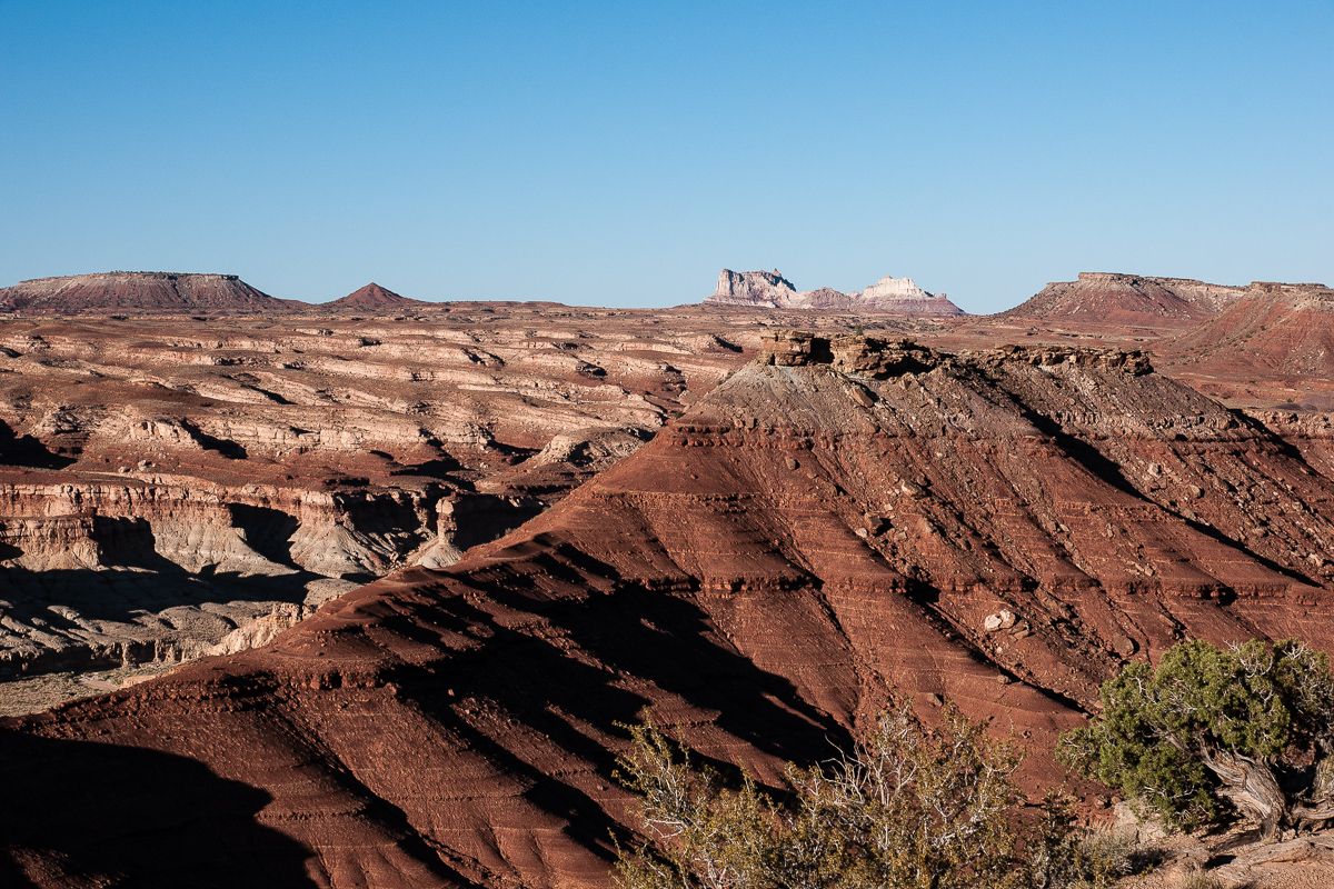 Upper Chute Canyon und Temple Mountain